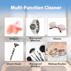 Ultrasonic Cleaner Jewelry Watch Eye Glasses Ring Makeup Brush Cleaning Machine (Random color)
