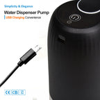 Drinking Water Bottle Pump Automatic Drinking Water Pump Mini Portable Household Water Dispenser USB One Click Drinking Water