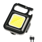 Multifunction 500 Lumens Mini Pocket COB LED Portable Keychain Light (metal body )