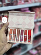 Dragon Ranee Matte Gloss Lipgloss 6Pcs Set