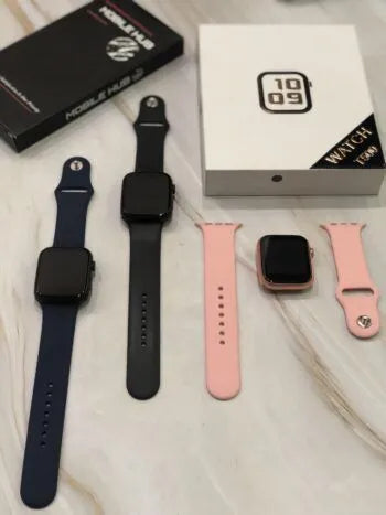 T500 Bluetooth Smart Watch Heart rate monitor Sports fitness tracking for Men and Women (Random Color)