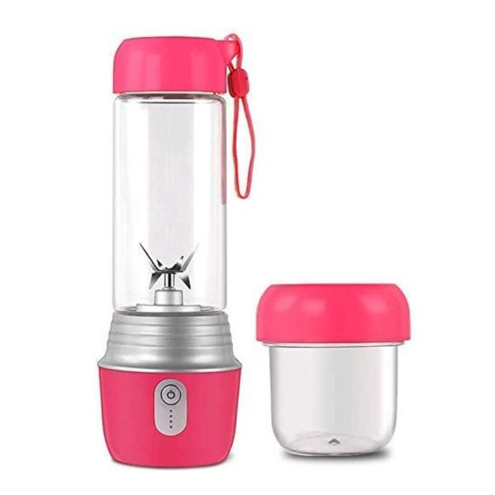 Imported Rechargeable Portable 420ml Blender with 6 Blades - Portable Blender with USB Charger - Rechargeable Portable Blender for Shakes &amp; Juices - 420ml Personal Smoothie Maker