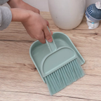 1 Pc Imported Mini Broom &amp; Dustpan Set - Perfect for Desktop Cleaning and Quick Cleanups (Random Color)