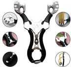 The Ultimate Slingshot Lot Imported Full Stainless Steel Body Laser Slingshot with Flat Rubber Band (Random design)