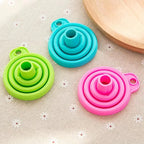 Silicone Oil Funnel, Kitchen Liquid Oil Dispensing Tool (random color)