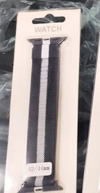 Stainless Steel Milanese Magnetic Mesh Loop Smart Watch Band Strap Metal Watchband - (Random Color &amp; Design)