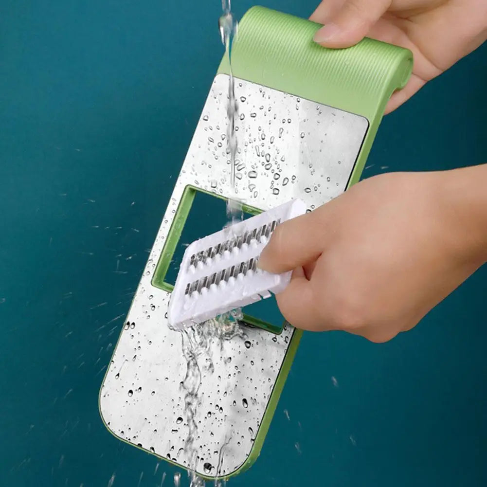 5 in 1 Vegetable Cutter Stainless Steel Multifunctional Grater For Vegetables Slicers Shredders Peeler (random color)