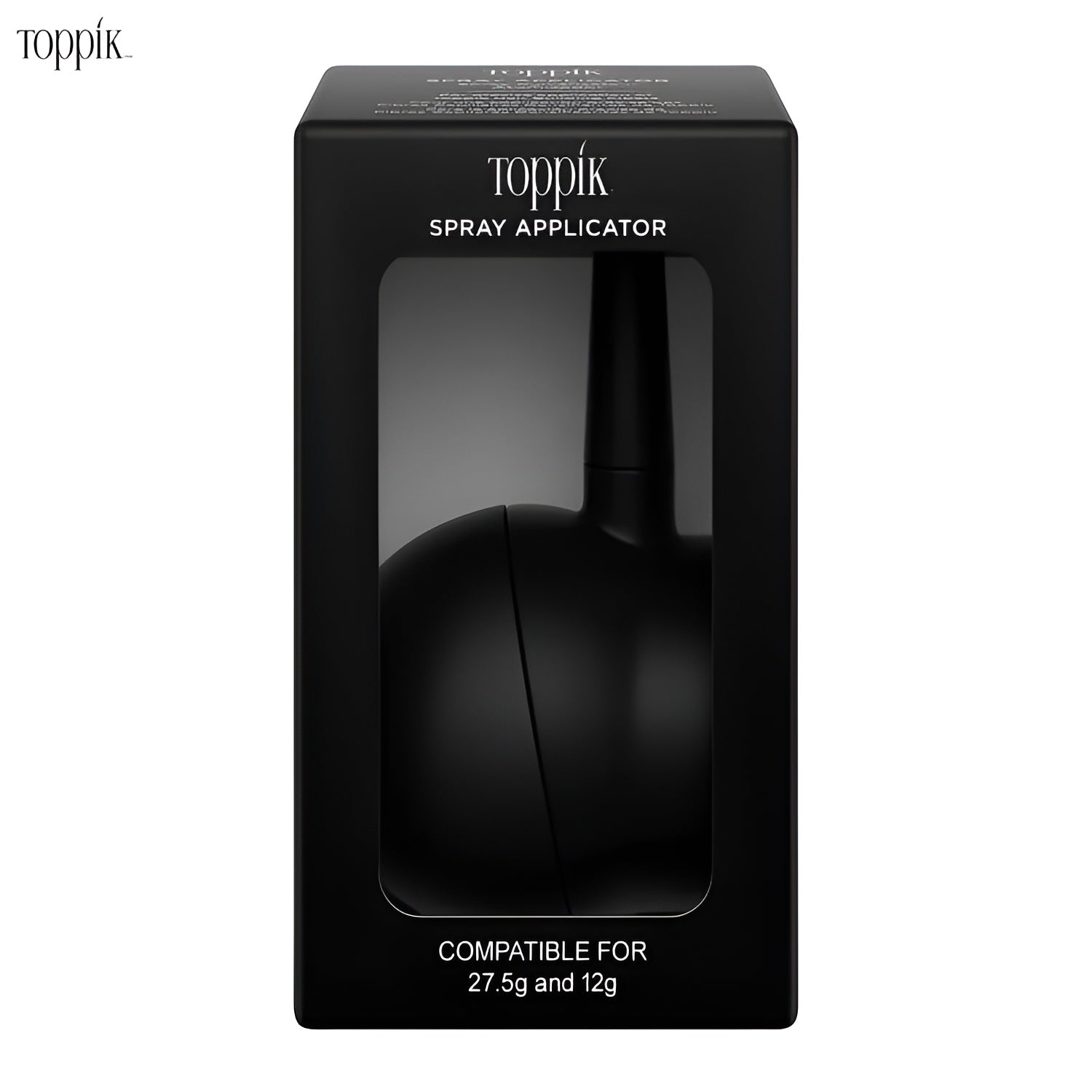 Toppik Hair Building Fiber (27.5g) + Hold Spray + Spray Applicator + Hairline Optimizer Comb