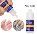 Pack of 5 – Strong Nail Glue for Nail Art, Decorations &amp; Artificial Nails – Quick-Drying Adhesive for Press-Ons, Nail Tips, Rhinestones &amp; DIY Manicure