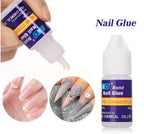 Pack of 5 – Strong Nail Glue for Nail Art, Decorations &amp; Artificial Nails – Quick-Drying Adhesive for Press-Ons, Nail Tips, Rhinestones &amp; DIY Manicure