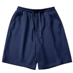 Men’s Navy Blue Jersey Shorts – Comfortable Casual Wear