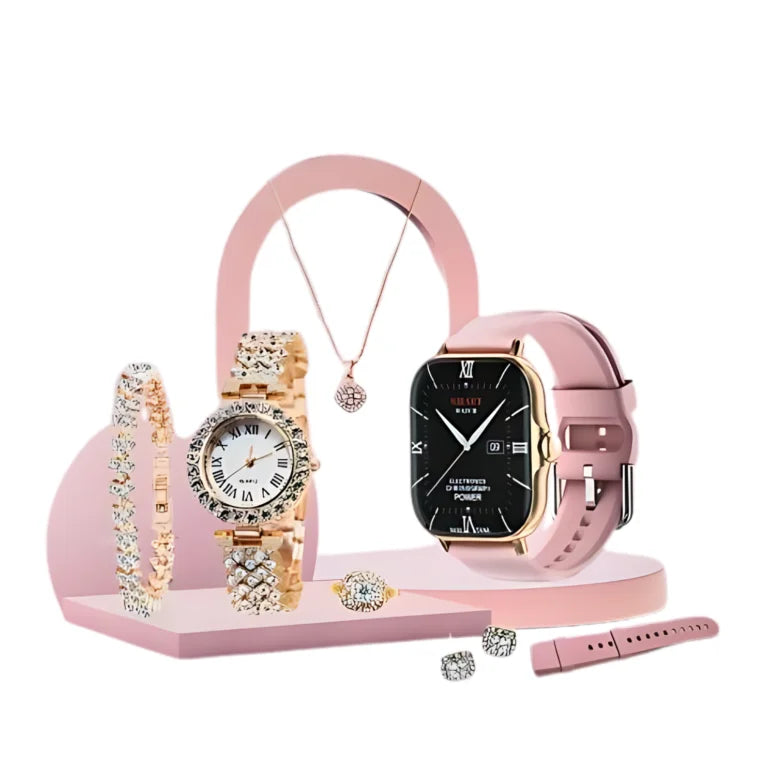 A58 Plus 6 in 1 - Smartwatch For Women | Best Quality Smart Watch For Girls | Perfect For Gift
