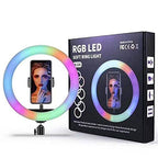 26Cm MJ26 10.2 RGB Led Soft Ring Light | Soft Ring Light with Lighting and Smart Phone Holder