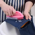 Premium Fabric Cleaning Brush, Cloth Brush, Cloth Washing Brush, Fabric Cleaning Brush, Stain Removing Brush, (Random Color))