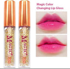Magic Glossy Lip Oil | Color Changing Lip Gloss | Personalized Tint | Deep Hydration | Non-Sticky Shine | Lip Oil, Liquid Glossy Finish