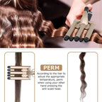 MO-6003  hair curler Professional Hair Straightener for Curly and Wavy Hair 5 Tubes