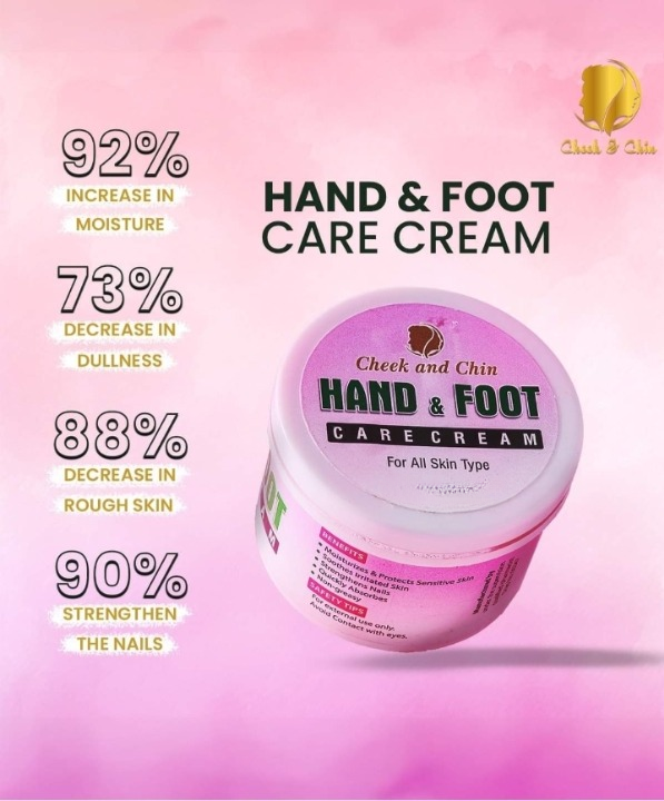 Hand &amp; Foot Care Cream – Deep Moisturizing and Nourishing Formula for Dry, Sensitive Skin Protection and Softness (50 gram)