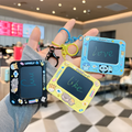 Creative Mini Graffiti Board Keychain – Cute Cartoon Bag Pendant &amp; Reusable Drawing Tablet for Students, Kids &amp; Artists (Random Color)