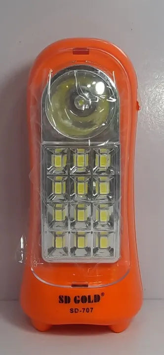 SD 707 flashlight rechargeable emergency light (RAndom Color)