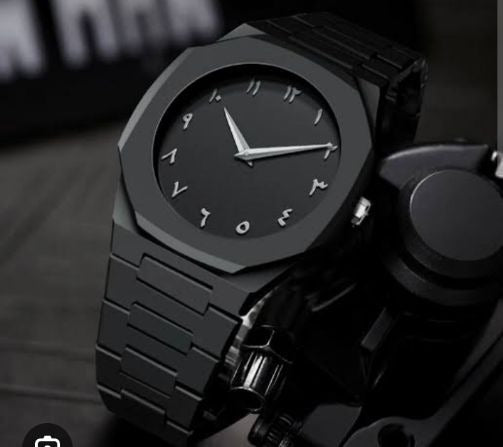Full BLACK AURA Quartz Watch – Lightweight Design, , Premium Quality &amp; Finish - Best Quality Analog Watch For Boys - Watch For Men | Full Black Color Watch