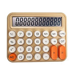 Calculator  | Mechanical Buttons  for Desktop financial accounting (random color)cell operated