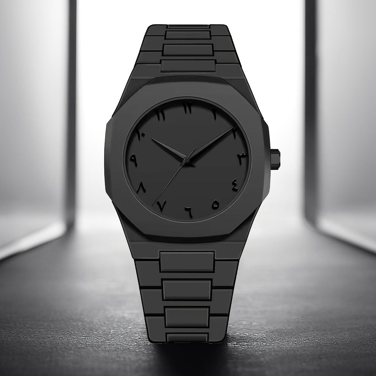 Full BLACK AURA Quartz Watch – Lightweight Design, , Premium Quality &amp; Finish - Best Quality Analog Watch For Boys - Watch For Men | Full Black Color Watch