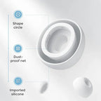 3.1 JOYROOM TWS Active Noise Cancelling ANC Earbuds With Premium Case - White Earbuds Joyroom