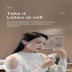 T03S PRO JOYROOM TWS Active Noise Cancelling ANC Earbuds - White Earbuds Joyroom