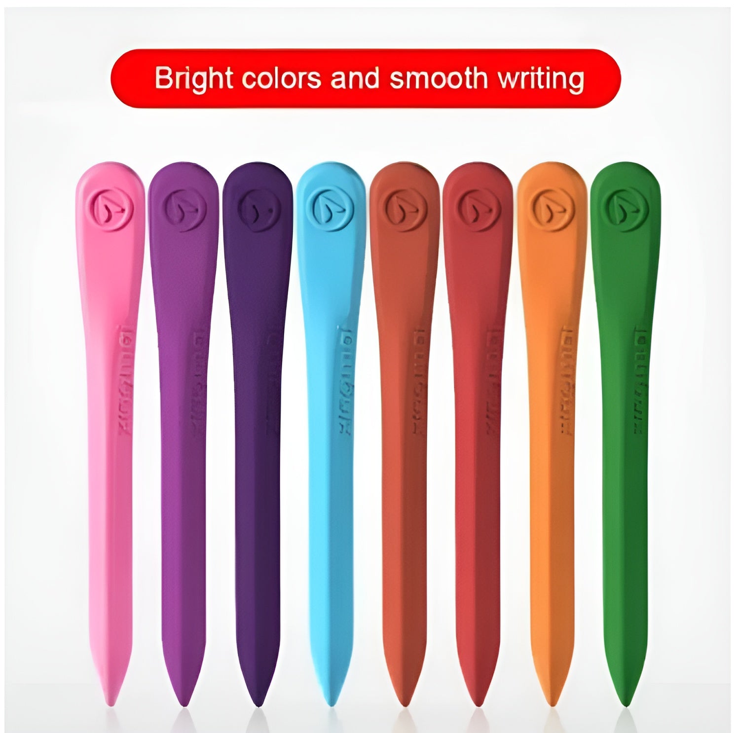Children Pack of 12 Plastic Crayons, 12 Vibrant Crayons Colors, Caryon Pencils