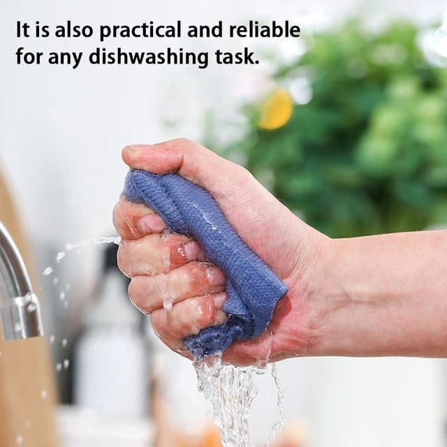 Microfiber Towel Reusable Pack of 20 Pcs Box Random Color