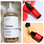 Pack of 2 The Ordinary Glycolic Acid 240ML + Nirvana Botanics- Vitamin C Serum 15ml