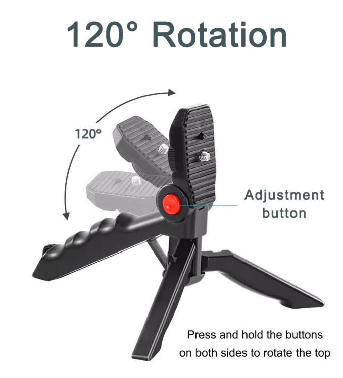 Ay-49 Video Making Kit Vlogging Tripod Triple Band Light With Bluetooth Remote
