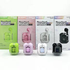 Air31 Earbuds Wireless Crystal Transparent body | Air 31 Bluetooth Ear Bud - with pouch (random color)