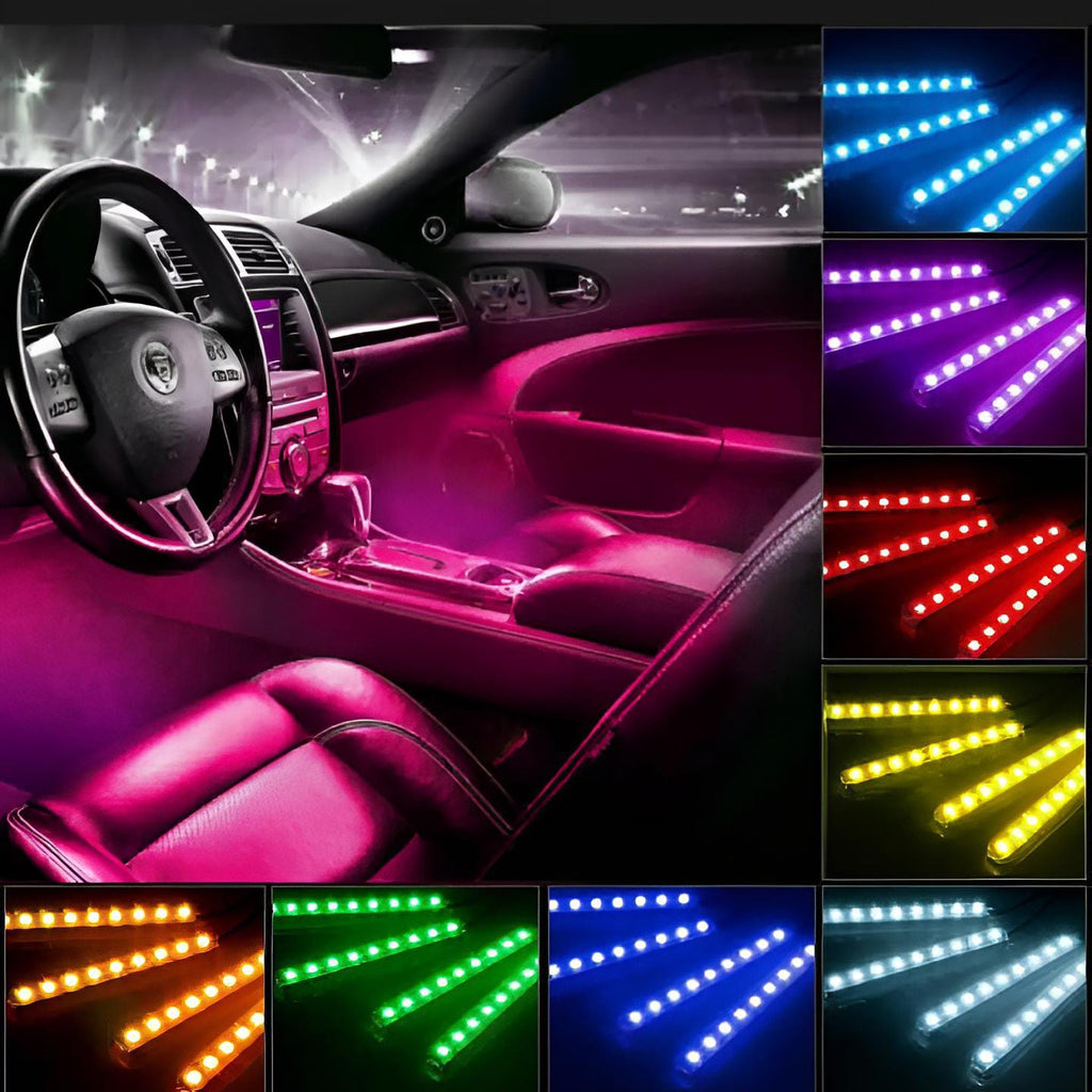 Interior light Remote control 36 led RGB LIGHT strip Without button for bike/car/jeeb and all vehicles (with remote)