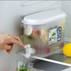 3.5Ltr Cooler Water Bottle Container For Kitchen SPACE-SAVING Cold Kettle with Faucet