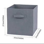 CUBE BOX SPACE SAVER STORAGE BOX (random colors)