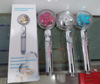 Pressurized Shower Head Turbine Shower Accessories One Piece Water Stop(random color)