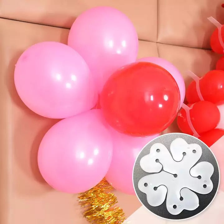 Pack Of 10pcs Balloons Clip - Flower Stand Clip Holder for Balloons - Balloons Tie Holder Birthday Wedding Party Decoration