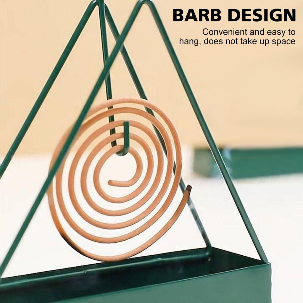 Mosquito Coil Holder Incense Burner Decorative Ornament Craft  Triangle (Only black)