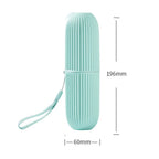 Portable Toothbrush Holder Toothpaste Storage Cup Household Travel   (random color)