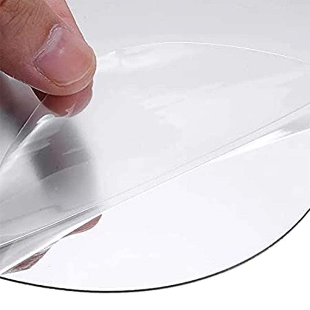 Oval Acrylic Mirror Wall Stickers Hd Acrylic Waterproof Self-adhesive Wallpaper For Home Wall Decoration  200mm x 300mm