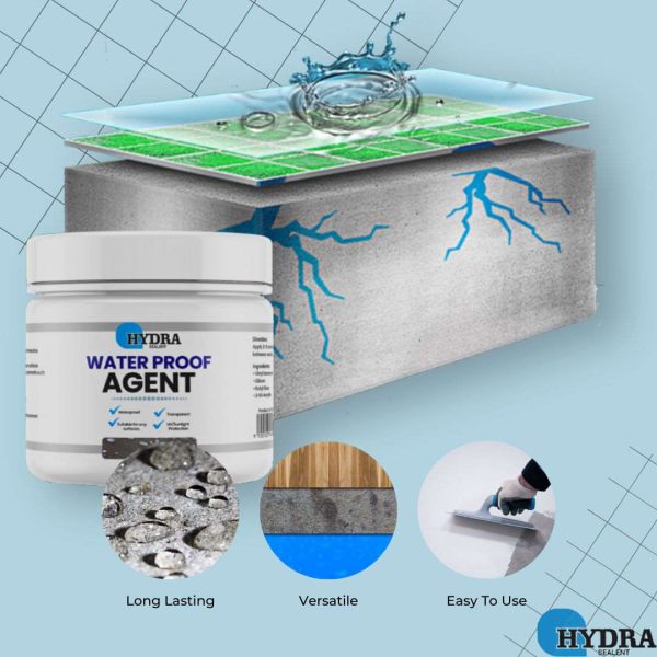 Hydra Waterproof Agent | Super Strong Invisible Waterproof Anti-leakage Agent | Instant Repair Waterproof Anti-leakage Agent with brush - 250g