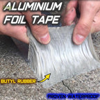 Aluminum Foil Butyl Rubber Tapes Self Adhesive Waterproof Tape 2 inch x 1.5 MTR