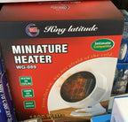 Miniature heater model WG-089..  Flexible 1800W Portable Electric Heater Fan Winter Warm Hot Fan Home Office Winter Warmer(random color )