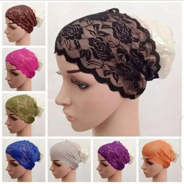 Pack of 12 net head cap women hijab inner wear tube scarf