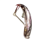 Front Cut Mudguard for 70cc and 125cc cafe racer bikes | Chrome Mudguard metal quality