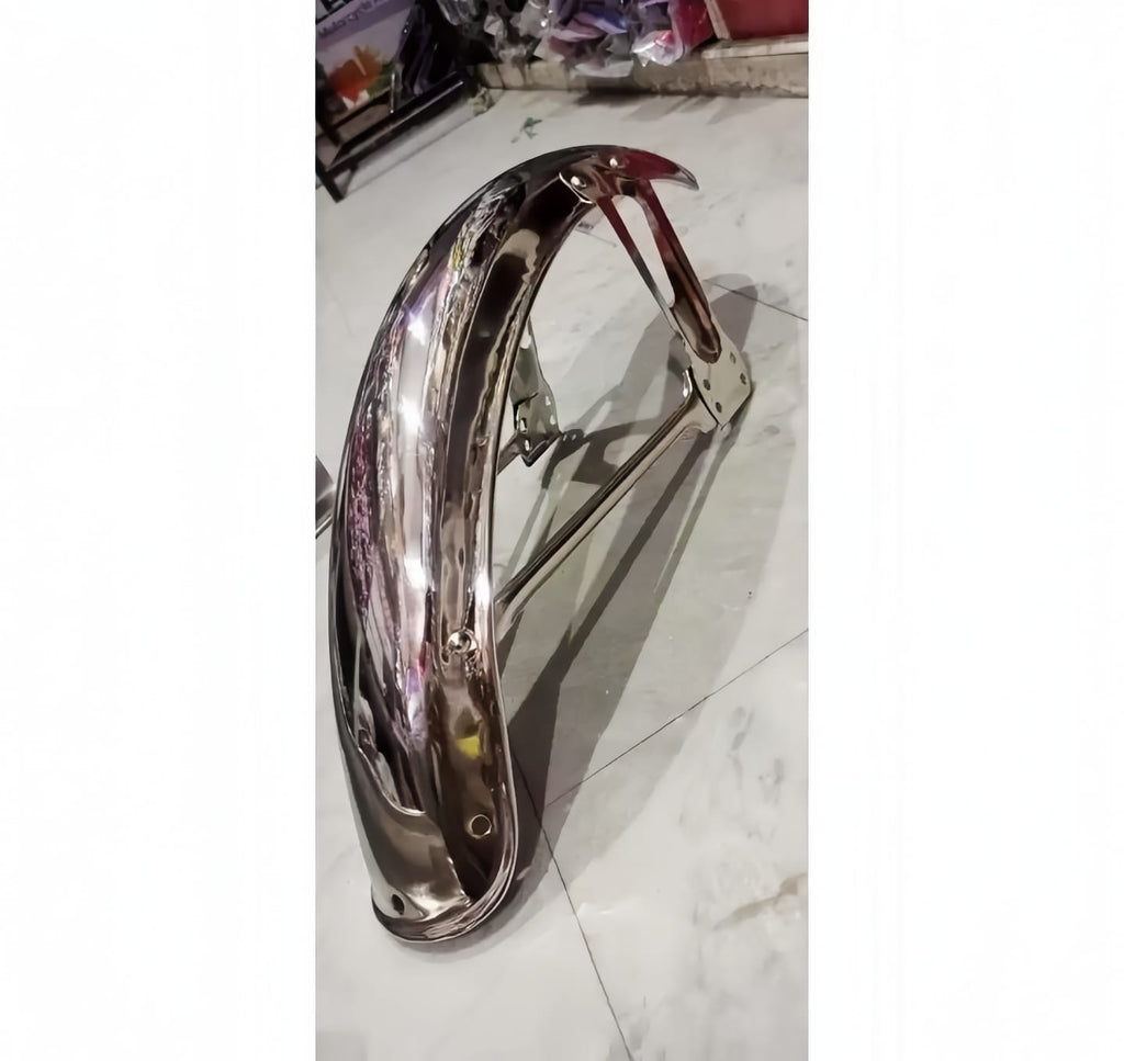 cut madguard set pindi Mudguard for 70cc racer bikes metal meterial used