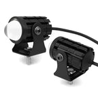 1Pc New Mini Driving Fog Light for All Motorcycle, Cars, Jeep  Dual Function White-Yellow Lens Projectors Auxiliary Light 20w (Metal Body)