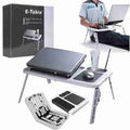 Flexible Portable Laptop E-Table With Cooling Fan