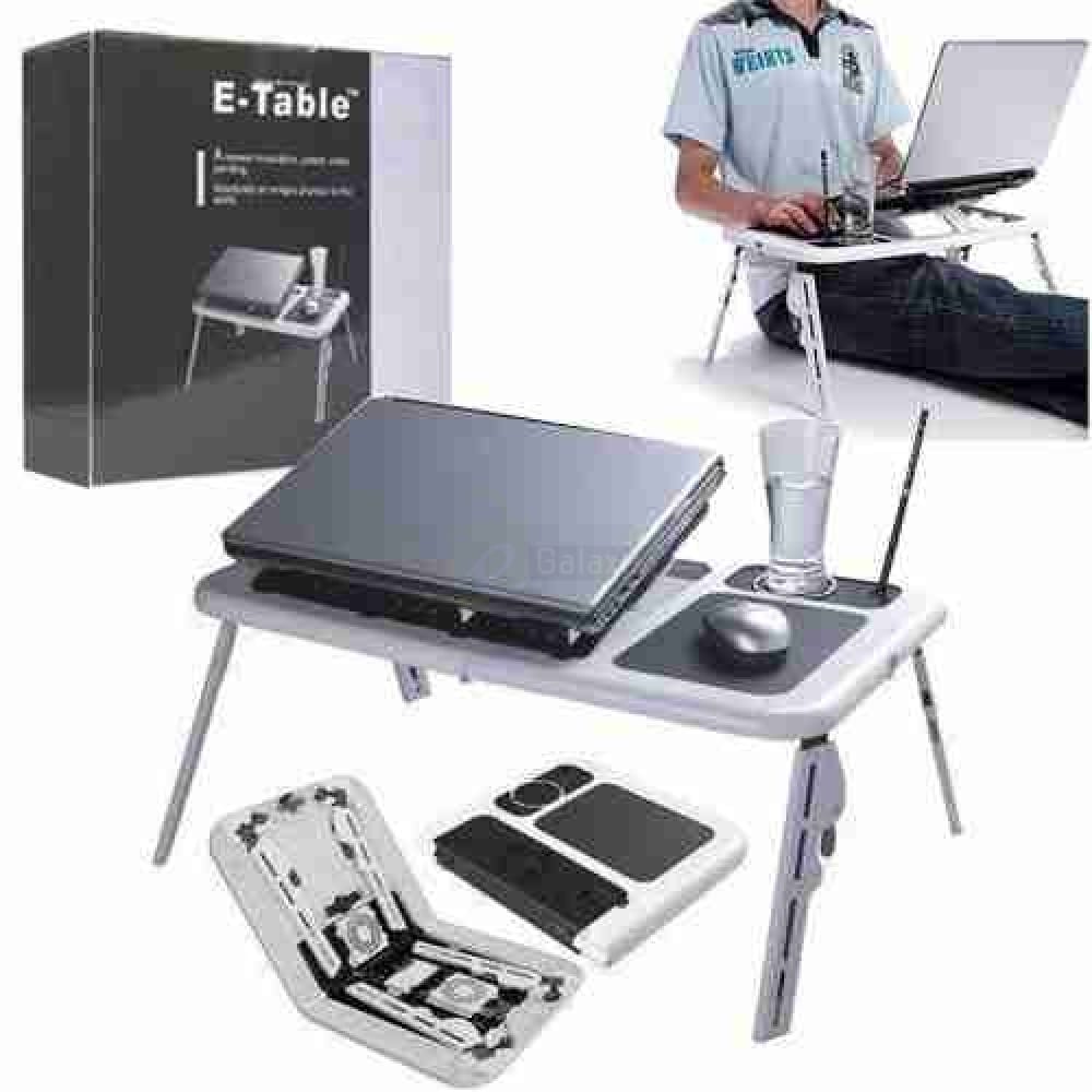 Flexible Portable Laptop E-Table With Cooling Fan